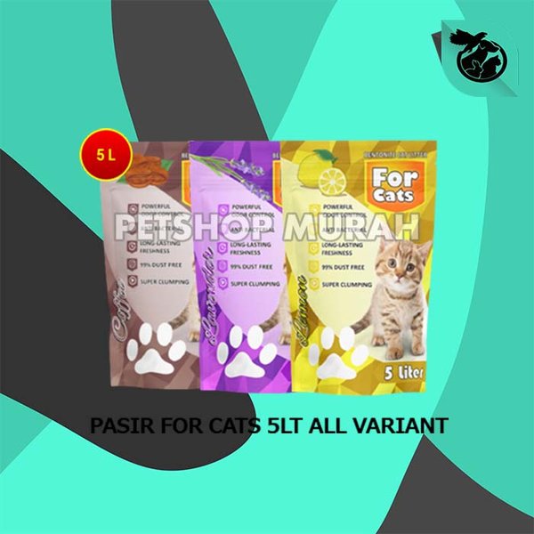 Pasir Kucing Gumpal Wangi For Cats 5 Litter