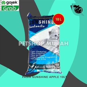 Pasir Kucing Gumpal Wangi Clumping Sunshine Bentonite 10 Liter