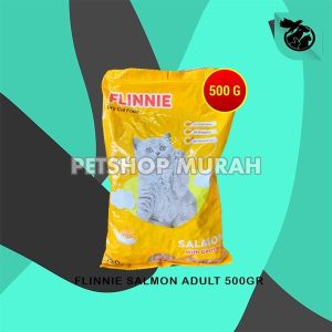 Makanan Kucing Dewasa Flinnie Adult Cat Food Salmon & Tuna 500 Gram