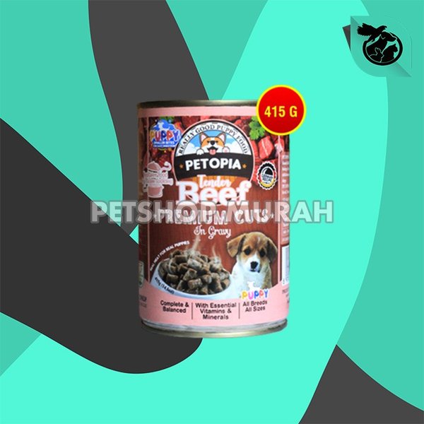 Makanan Anjing Kaleng Can Dog Food Petopia Premium Cuts 415 Gram - Image 5