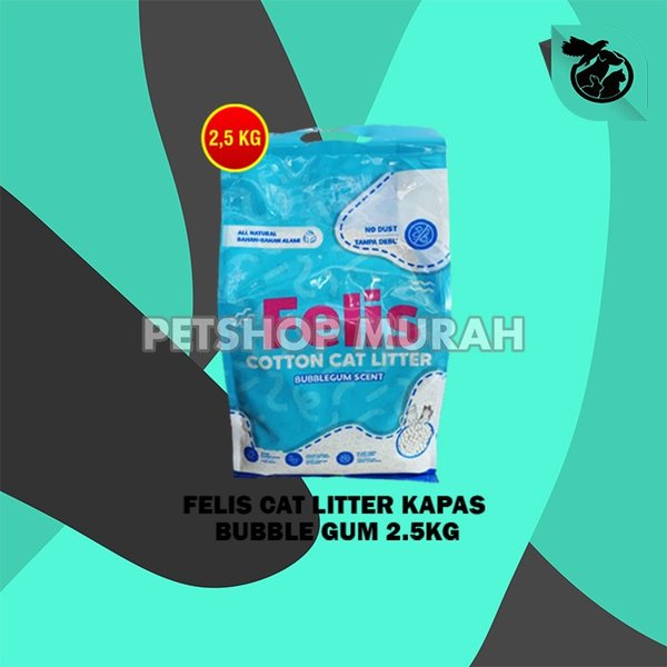 Pasir Gumpal Wangi Kucing Felis Kapas Tofu Cat Litter 2,5kg - Image 3