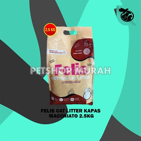 Pasir Gumpal Wangi Kucing Felis Kapas Tofu Cat Litter 2,5kg - Image 2
