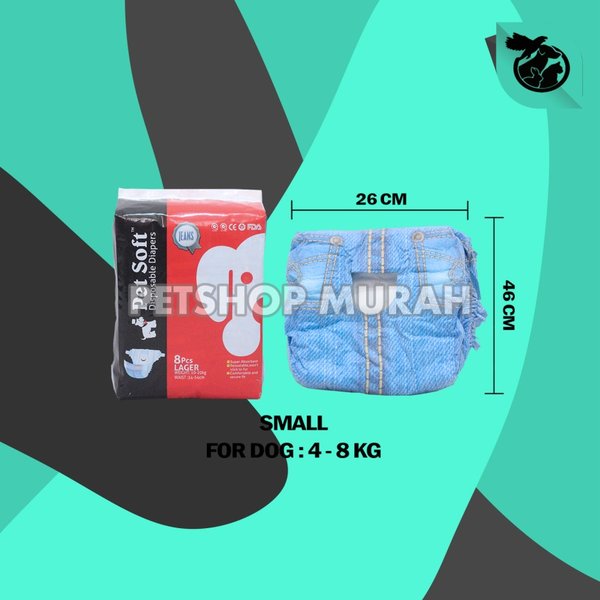 Popok Pampers Anjing Kucing Pet Soft Disposable Diapers Satuan - Image 5