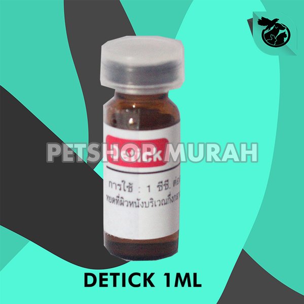 Obat Kutu Detick Kucing & Anjing 1-10kg Dan Obat Anti Kutu De Tick