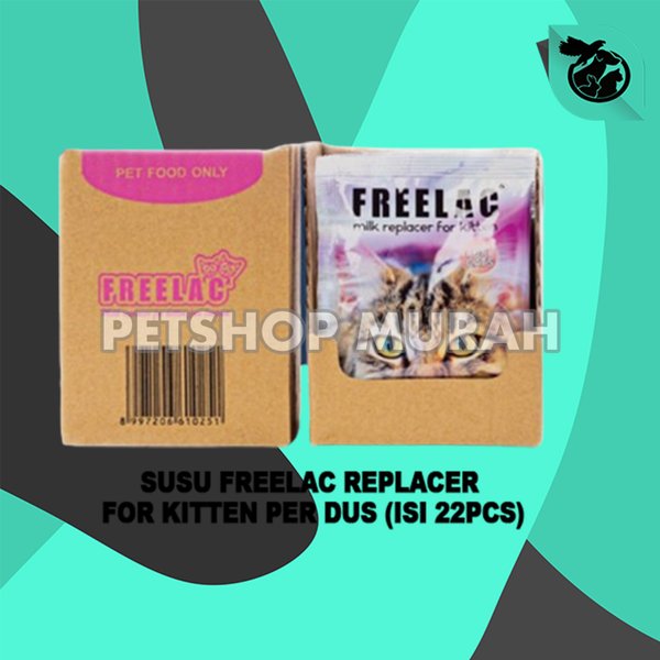 Freelac Kitten Cat Milk Susu Anak Kucing 35gr 1 Box (Isi 22pcs) - Image 3