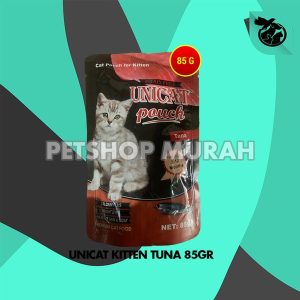 Makanan Kucing Basah Unicat Wet Food Pouch Sachet 85 Gram