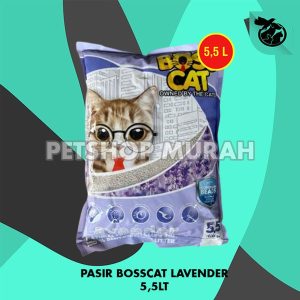 Pasir Kucing Boss Cat Gumpal Wangi 5,5 Liter
