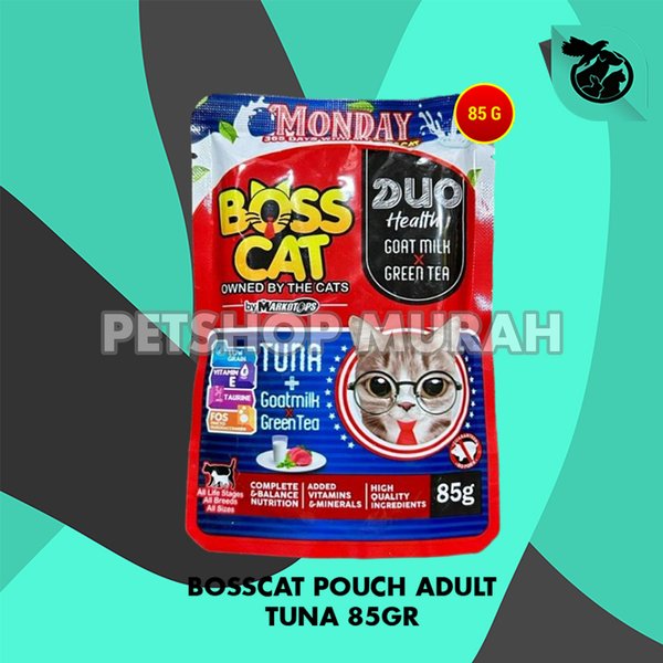 Makanan Kucing Basah Boss Cat Wet Food Pouch Sachet 85 Gram - Image 2