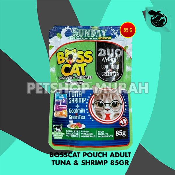 Makanan Kucing Basah Boss Cat Wet Food Pouch Sachet 85 Gram - Image 3