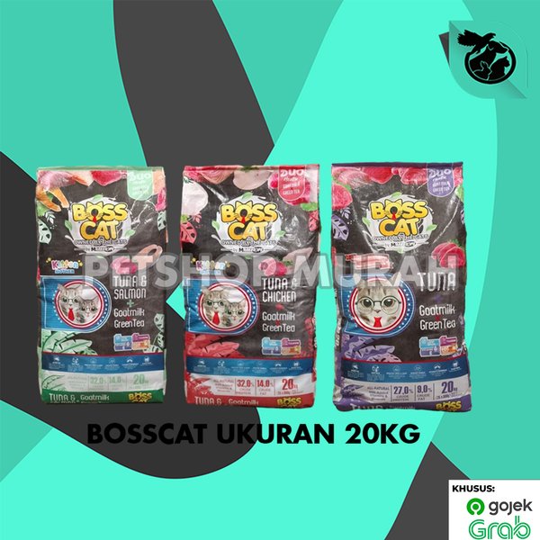 Makanan Kucing Boss Cat Food Adult Kitten 20 Kg