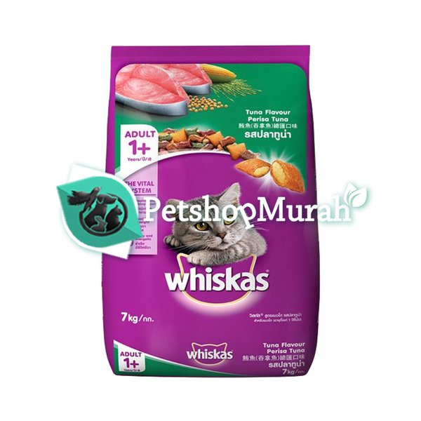 Whiskas Tuna Adult Dry Cat Food Makanan Kucing Dewasa 7kg - Image 5
