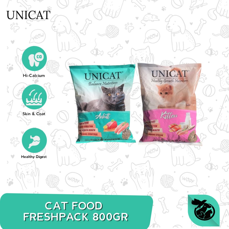 Makanan Kucing Kering Unicat Dry Cat Food Fresh Pack 800 Gram - Image 3