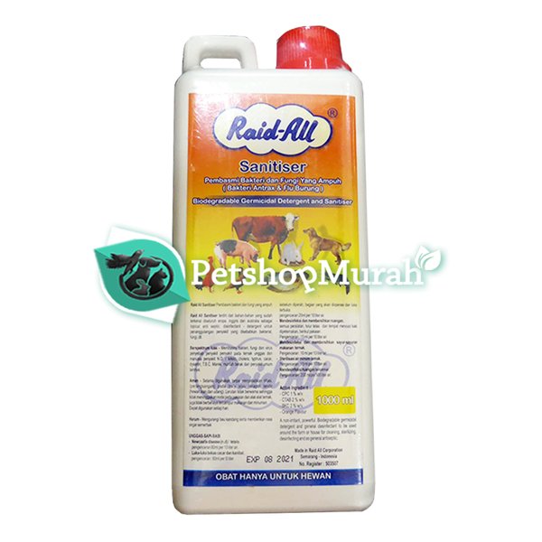 Raid All Sanitiser Anti Septik Topikal - Mensterilkan Lingkungan