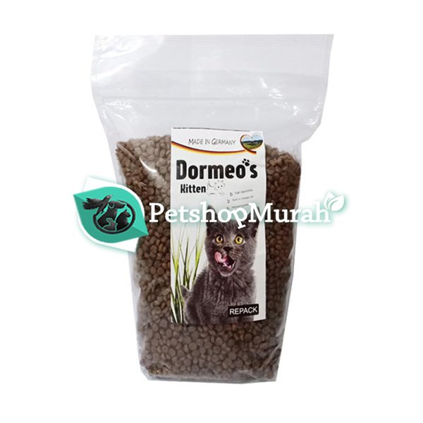 Dormeos Kitten Dry Cat Food Makanan Anak Kucing 1kg Repack - Image 5