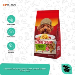 Kitchen Flavour Global Cuisine Cheese Puppy Dog Food Makanan Anak Anjing 1.5 KG