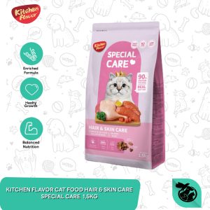 Kitchen Flavour Cat Food Makanan Kucing Hair Skin Care Special 1.5 KG