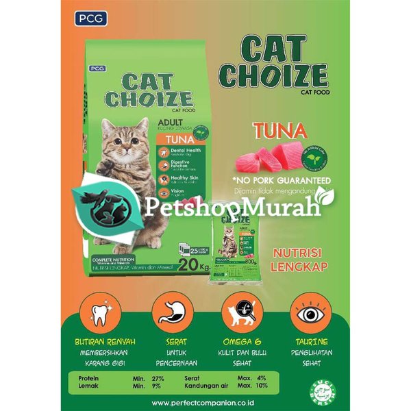 Cat Choize Makanan Kucing Repack 20Kg Cat Food Rasa Tuna 20 Kg - Image 2