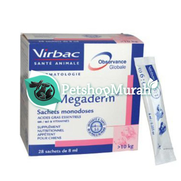 Vitamin Kucing dan Anjing - Virbac Megaderm 8ml - Image 3