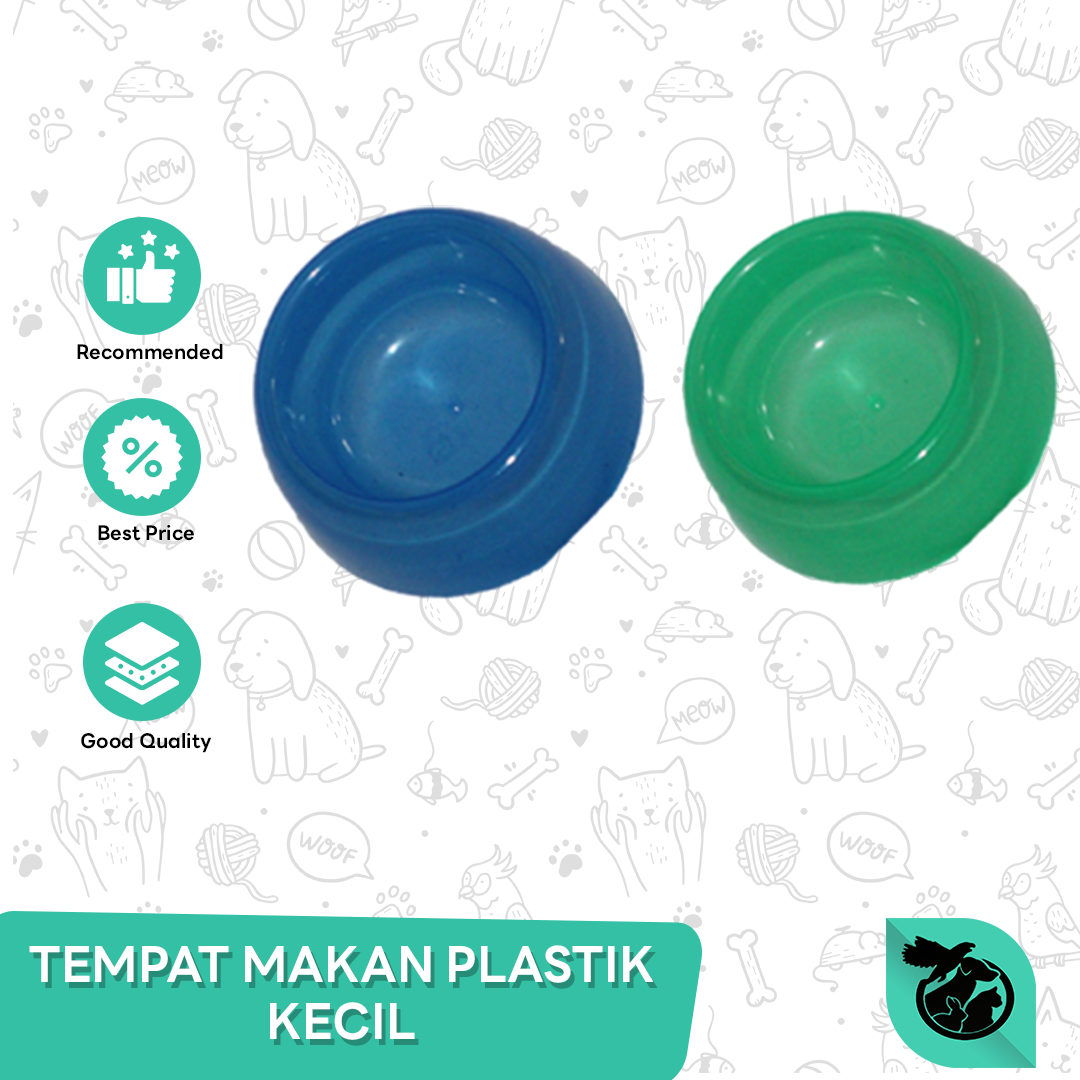 TEMPAT MAKAN KUCING PLASTIK KECIL