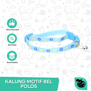 Kalung Kucing Anjing Musang Kelinci - Kalung Motif Hewan Random Color