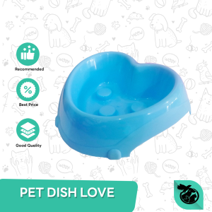 Tempat Makan Kucing Pet Dish Love