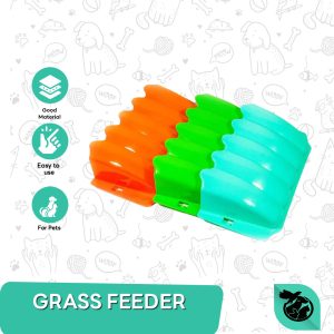 TEMPAT MAKAN KELINCI HAMSTER /GRASS FEEDER RAK GANTUNG RUMPUT