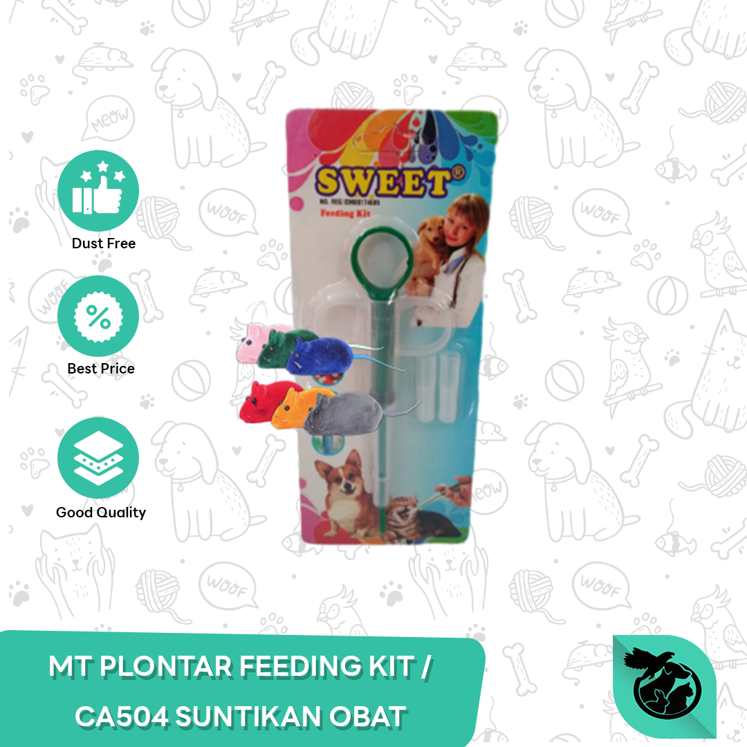 Plontar Obat tablet pet feeding kit anjing kucing hewan peliharaan