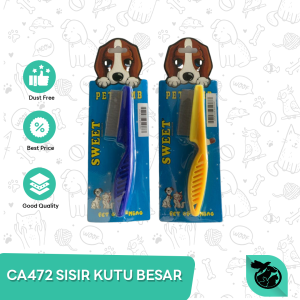 Sweet Sisir grooming Bulu Panjang Serit Kutu Besi Kucing Anjing