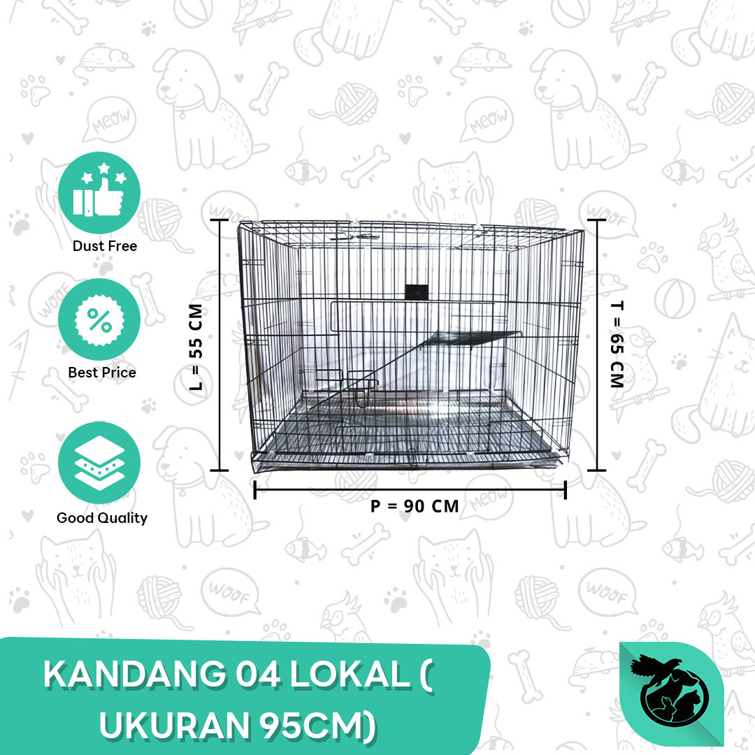 KANDANG 04 LOKAL UKURAN 95CM KANDANG KUCING