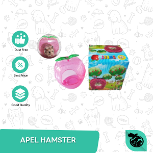 Rumah Tempat Mandi Hamster Apel