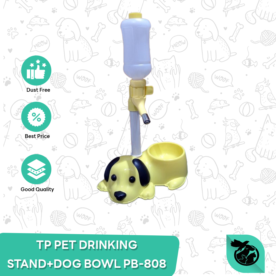 Tempat Minum Anjing Pet Feeder Drinking Stand