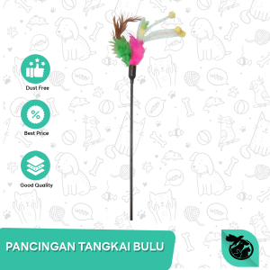 Mainan Kucing Cat Toy Tongkat Bel kucing