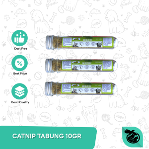 Serbuk Catnip HAHOLE Natural Organik Untuk Kucing Kemasan Tube 40 ML