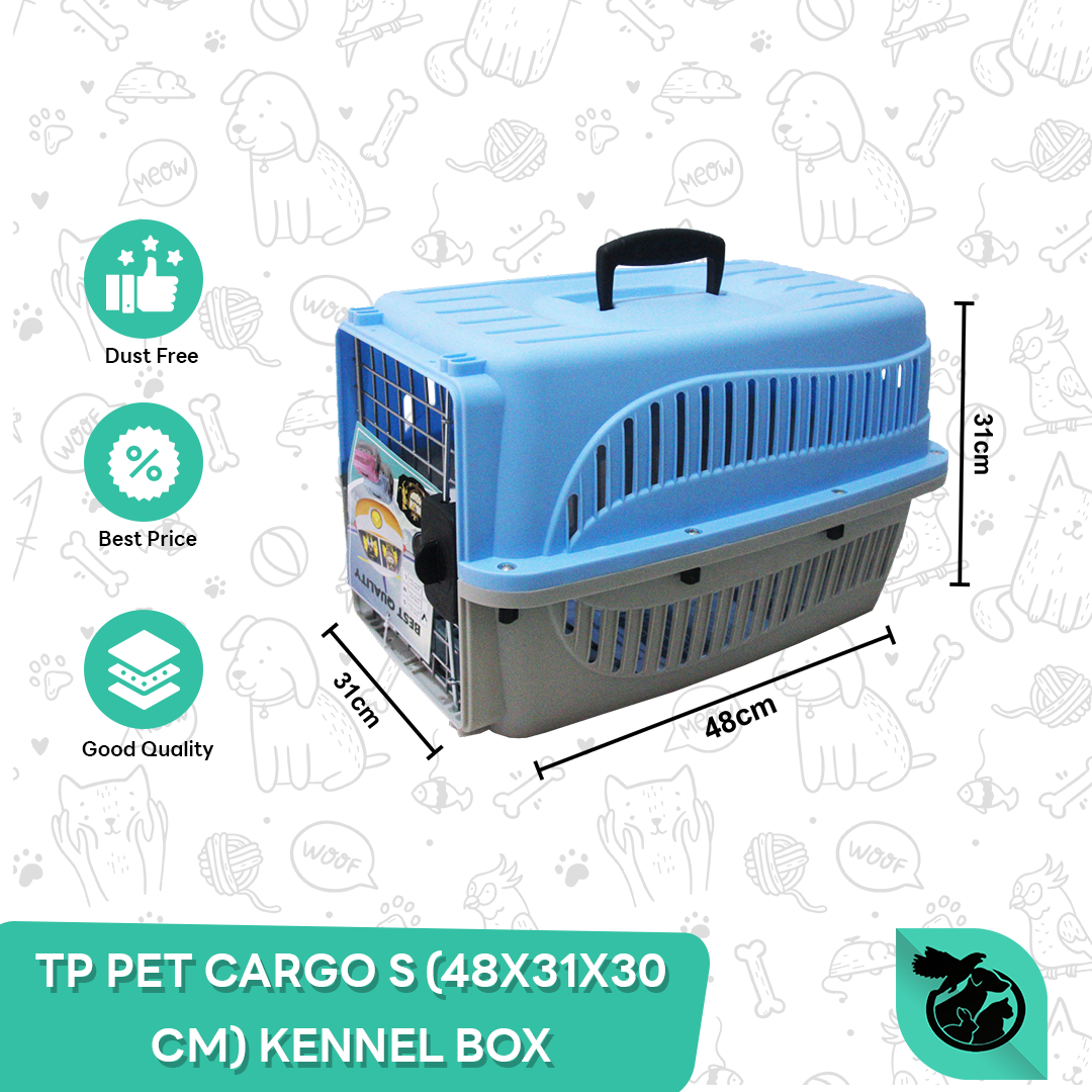 PET CARGO travel Kennel Box S kandang murah kucing cat cage 48X31X31cm