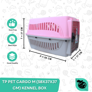 PET CARGO Kennel Box M kandang hewan murah kucing cat cage 58x37x37 cm