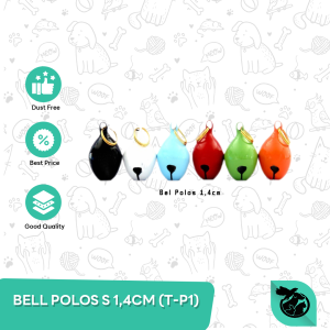 Kalung Kucing Anjing Bel Polos S 1.4 CM