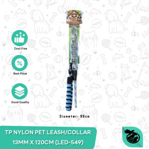 Harnes Nilon Tali Tuntun Kucing Anjing Hewan Harness Nylon LED 549