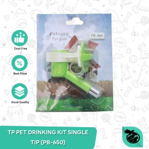 Botol Minum Petopia Kucing Anjing PB650 Pet Drinking Kit Single Tip