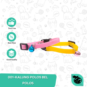 Kalung Kucing Anjing Kelinci Musang Bel Polos