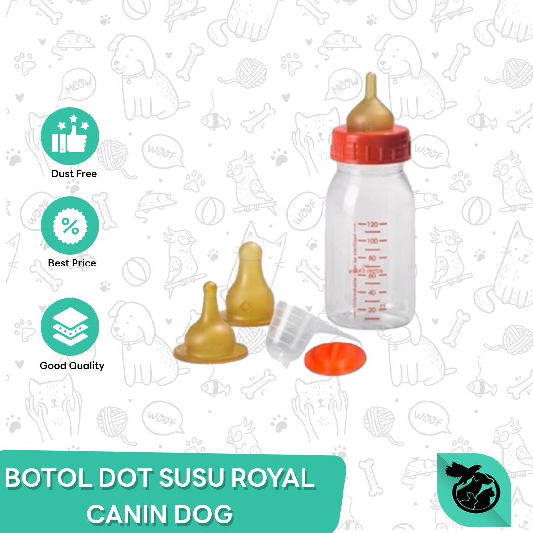 Royal Canin Milk Bottle Dog Botol Susu Anjing 1 Set