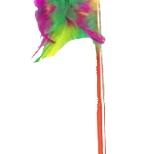 Mainan kucing tongkat bulu lonceng Bell