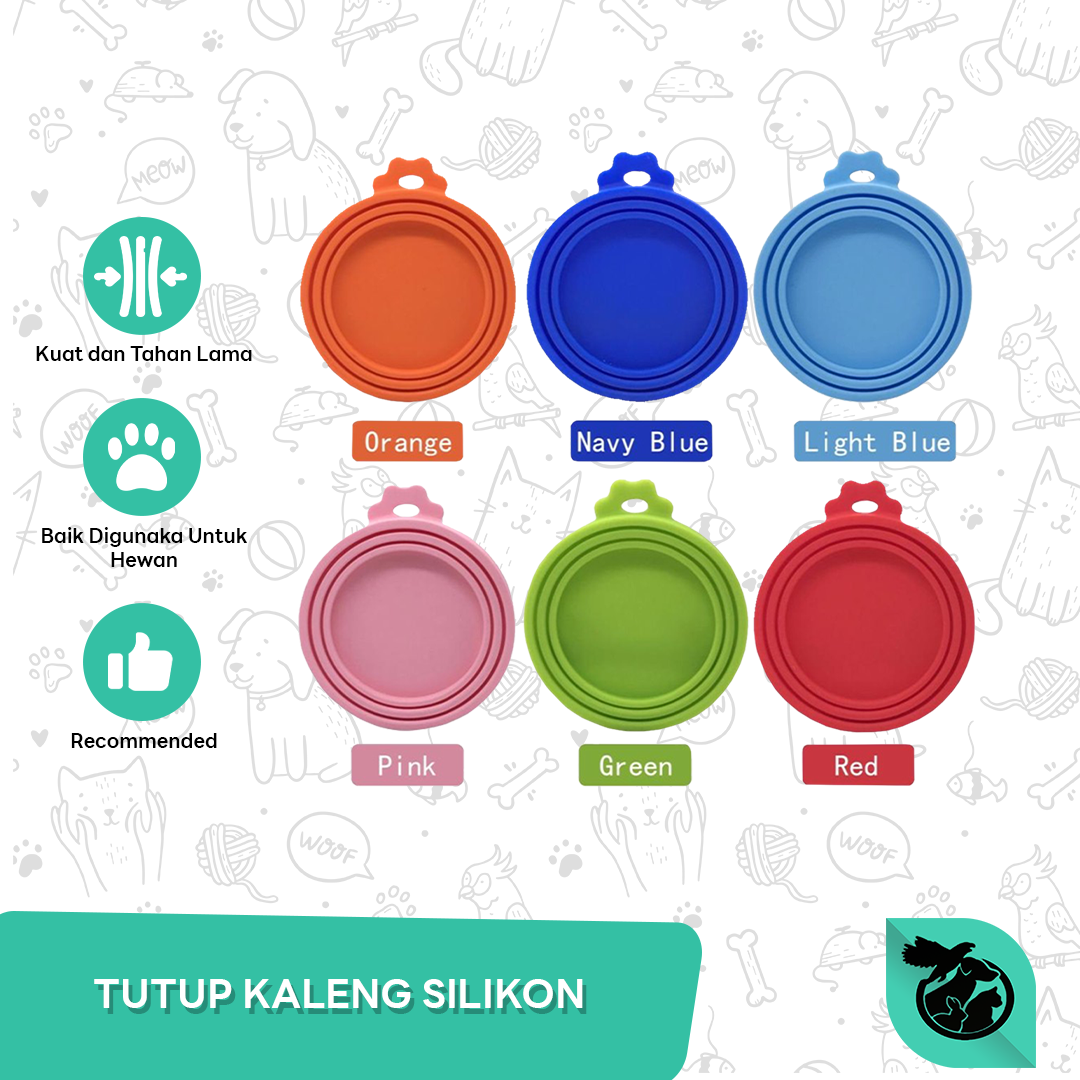 Penutup Makanan Kaleng Kucing Anjing Makanan Kaleng Whiskas Pedigree