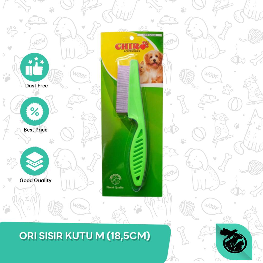 Ori Sisir grooming Bulu Panjang Serit Kutu Besi Kucing Anjing kelinci
