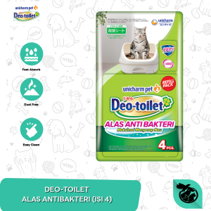 Underpad Unicharm Deo Toilet Alas Anti Bakteri 4 PCS
