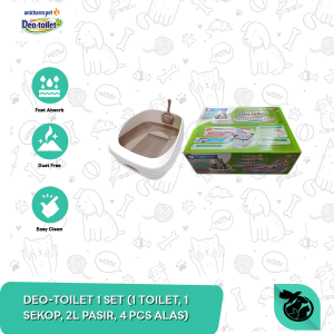 Unicharm Pet Deo Toilet Cat Litter Litter Box Bak Pasir