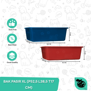 Bak Pasir Kucing Cat Litter Box Tempat Pasir Toilet kucing