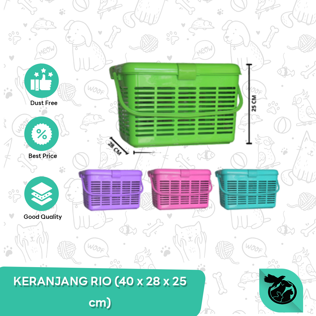Keranjang Rio Pet Cargo Kennel Box Hewan Kucing Dan Anjing