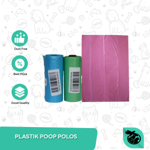 kantong Plastik Pup Poop Anjing Kucing Kotoran Hewan Refill