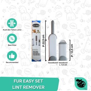 Pembersih Bulu Hewan Kucing Anjing Fur Easy Lint Pet Hair Remover