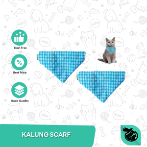 Kalung Bandana Syal Dasi Kucing Anjing Cat Dog Scarf